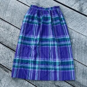 Vintage 70s Pendleton Lightweight Wool Skirt